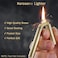 Vintage Lighter, Cool Trench Lighter, Copper Trench Lighter, Kerosene Fluid Refillable Lighter, Antique Windproof Lighter, Unique Gifts for Your Lover (Fuel Not Include) - Brass