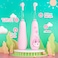 Seago Kids Electric Toothbrushes, Childrens electric toothbrush with Magnetic Charging, LED Observing Light, 8 Toothbrush Heads, Once Full Charger for 60 Days, For Ages 3+ Boys Girls SG-2139(Pink)