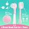 Seago Kids Electric Toothbrushes, Childrens electric toothbrush with Magnetic Charging, LED Observing Light, 8 Toothbrush Heads, Once Full Charger for 60 Days, For Ages 3+ Boys Girls SG-2139(Pink)