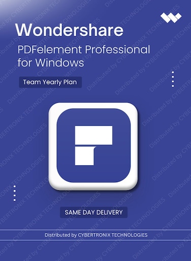 Wondershare PDFelement Professional for Windows Team 1 Year Digital License