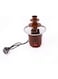 BHDYHM 3 Tier Chocolate Fondue Fountain - Electric Stainless Choco Melts Dipping Warmer Machine