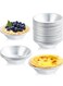 Pack Aluminum Egg Tart Molds, Dessert Mold Pans, Nonstick Reusable