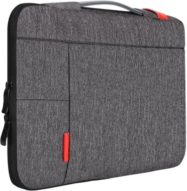iCozzier 13-13.3 Inch Handle Strap Laptop Sleeve Case Protective Bag for 13" Macbook Air/Macbook Pro/Pro Retina Sleeve - Dark Gray
