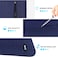 Lacdo iPad Mini 7 Sleeve, iPad Mini Case Bag, Tablet Sleeve Case for iPad Mini 7 Samsung Galaxy Tab A7 Lite 8.7"  Galaxy Tab A 8.0" Protective Tablet Bag Water Repellent Blue