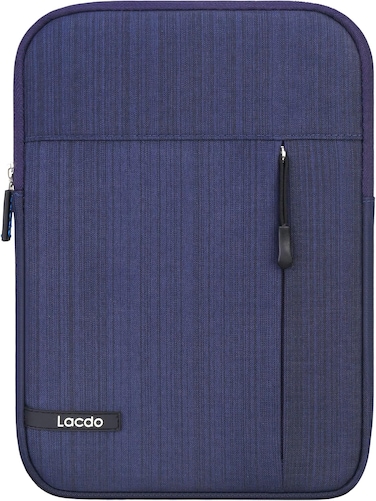 Lacdo iPad Mini 7 Sleeve, iPad Mini Case Bag, Tablet Sleeve Case for iPad Mini 7 Samsung Galaxy Tab A7 Lite 8.7"  Galaxy Tab A 8.0" Protective Tablet Bag Water Repellent Blue