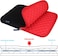Lacdo Tablet Sleeve Case for 13 inch New iPad Pro M5 M4 2025-2024 13 inch iPad Air M3 M2 2025-2024 12.9" iPadPro 6 5 4 3 2022-2018 with Magic Keyboard and Smart Keyboard Folio Protective Bag Red