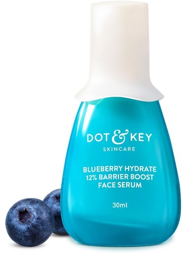 Dot &amp; Key Blueberry Hydrate 12% Barrier Boost Serum with 7 Ceramides Niacinamide Hyaluronic Acid, Reduces Dark Spots, Brightens Skin, Provides Intense Hydration Repairs Skin 30ml