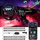 Govee Car LED Lights, Smart Interior Lights with App Control, RGB Inside Car Lights with DIY Mode and Music Mode, 2 Lines Design, 4 * 0.72ft Strip Lights for Cars with Car Charger, 12V