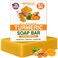 Natural Turmeric Soap Bar for Face &amp; Body 鈥?Turmeric Skin Brightening Soap for Dark Spots, Intimate Areas, Underarms 鈥?Turmeric Face Wash Reduces Acne, Fades Scars &amp; Cleanses Skin 鈥?5oz Turmeric Bar