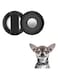 Joyzzz Airtag Dog Collar Holder, 2 Pack Silicone Air Tag Case Cover, Anti-Lost Dog Collar Holder, Waterproof Protective Air Tag Holder, Dog Tracker Case for Dog Cat