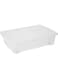 Cosmoplast Plastic Storage Box Clear With Lid For Under-Bed 25 Liters