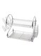 Dish Drying Rack Silver 16.5x10x15inch