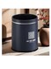 Kitchen Garbage Bin, Bathroom Wastebasket, Plastic Large capacity Trash Can, Living Room Kitchen Bathroom Round Waste Bin, Air Pressure Adsorption (Blue, 16L)