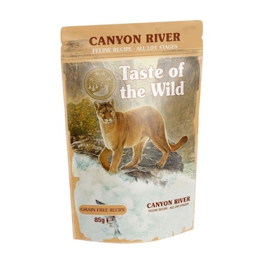 Taste of the Wild Cat Food Taste of the Wild Lowland Creek Cat Pouch Chunks in Gravy 85g &ndash; Wet Cat Food