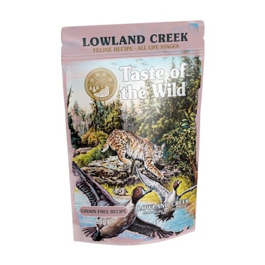 Taste of the Wild Cat Food Lowland Creek Cat Pouch 85g &ndash; Taste of the Wild Chunks in Gravy