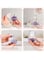 Vsell24 4pc New Creative Light Bulbs Ice Molds with Funnels Large Round Ice Cube Ball Maker for Cocktail, Whiskey, Baby Food, Chocolate, BPA Free 6.8X6.8X7.3cm