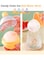 Vsell24 4pc New Creative Light Bulbs Ice Molds with Funnels Large Round Ice Cube Ball Maker for Cocktail, Whiskey, Baby Food, Chocolate, BPA Free 6.8X6.8X7.3cm