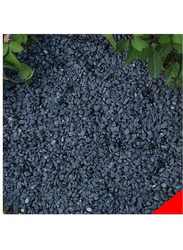 20kg Natural River Rock Pebbles - Versatile Black Decorative Stones for DIY Home D&eacute;cor and Landscaping