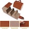 PU Leather Hanging Foldable Eyeglasses Case Storage Box 5-Slot Sunglasses Travel Organizer Hanging Eyewear Holder for Men Women