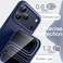 Liquid Silicone Case for iPhone 17 Pro Max 6.9-Inch, Silky Soft Touch Full-Body Protection, Anti-Scratch Shockproof Phone Cover with Microfiber Lining (Dark Blue)