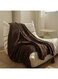 Design Warm Blanket Polyester Brown 130x170cm
