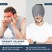 WILD+ Migraine Ice Head, Headache Cap Cold &amp; Hot Therapy, Reusable Ice Cap for Migraines, Cold Compress for Headache, Migraine Relief Cap Used for Sinusitis/Tension/Stress/Puffy Eyes（Grey）