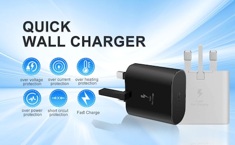 25W Type C Adapter – Black