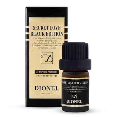 Dionel Secret Love Black Edition inner perfume fragrance oil for underwear women Long-lasting feminine romantic floral scent 5ml 0.17fl.oz