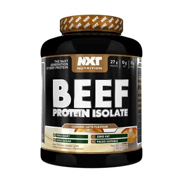 NXT Beef Protein Isolate Caramel Latte 1.8kg 60 Servings