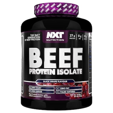 NXT Nutrition Beef Isolate, Black Grape, 4 LB