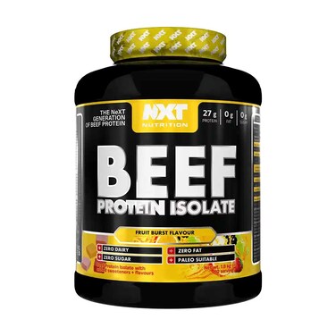 NXT Nutrition Beef Isolate, Fruit Burst, 4 LB