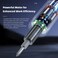62 in 1 Electric Screwdriver Tool Set Power Drill Roll DIY Repair Tool Set with Battery Source for Easy Home Maintenance