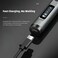 62 in 1 Electric Screwdriver Tool Set Power Drill Roll DIY Repair Tool Set with Battery Source for Easy Home Maintenance