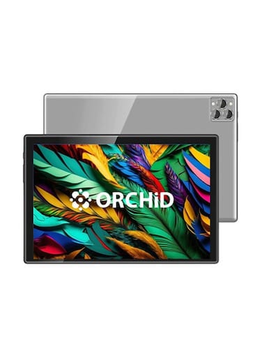 ORCHiD-1030 10-Inch Smart Tablet Dual SIM WiFi, 1.5GB RAM & 32GB Internal Memory, Dual Camera - International Version - Zoom Supported (Grey)