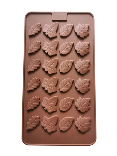 Silicone Molds Leaf Shape Chocolate Mold Aromatherapy Gypsum Stone Mold Silicone Mould for Cake Decoration
