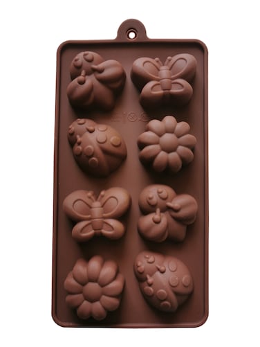 Butterfly Ladybird and Cake Flowers Mould, Silicone Chocolate Molds, Cake Decorations Candy Making Supplies