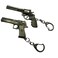 Zinc Alloy Metal Game Gun Keychain Holder (set of 2)