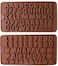 Letter and Number Silicone Molds for Baking - Chocolate Candy Molds with Symbols and Birthday Themes,Perfect for Baking, Candy Making, and Cake Decorations