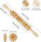 Wooden Massager Handheld Roller Trigger Point Massager Stick for Fascia, Cellulite, Muscle & Abdomen, Body Therapy Massager, Muscle Belly Relief Tool