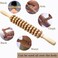 Wooden Massager Handheld Roller Trigger Point Massager Stick for Fascia, Cellulite, Muscle & Abdomen, Body Therapy Massager, Muscle Belly Relief Tool