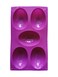 5-Cavity Oval Silicone Soap Mold – Glossy Dome Design for Homemade Lotion and Soap Bars