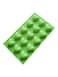Green 15-Cavity Heart Silicone Mold Set - Ice Cube Tray & Muffin Baking Molds, 2Pcs Food-Grade Silicone for Valentine's Candy, Chocolate, Gummy, and Baking