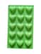 Green 15-Cavity Heart Silicone Mold Set - Ice Cube Tray & Muffin Baking Molds, 2Pcs Food-Grade Silicone for Valentine's Candy, Chocolate, Gummy, and Baking