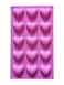 Pink Silicone 15-Cavity Heart Ice Cube and Muffin Tray Mold, Food-Grade Valentine Chocolate & Candy Mould