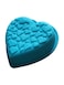 Blue Heart-Shaped Chocolate and Pastry Mould for Baking Pancakes, Muffins, and Desserts, Creative Pancake Art Moulds, Heart shaped Silicone Chocolate Candy Molds