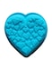 Blue Heart-Shaped Chocolate and Pastry Mould for Baking Pancakes, Muffins, and Desserts, Creative Pancake Art Moulds, Heart shaped Silicone Chocolate Candy Molds