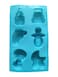 6-Cavity Baby Milk Bottle Car and Footprint Silicone Mold for Muffins Cheesecake and Soap, Silicone Baking Mold, Baby Bottle Car and Footprints for Fun Party Treats