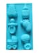 6-Cavity Baby Milk Bottle Car and Footprint Silicone Mold for Muffins Cheesecake and Soap, Silicone Baking Mold, Baby Bottle Car and Footprints for Fun Party Treats