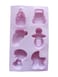 Pink Baby Bottle Car &amp; Footprint Silicone Mold &ndash; 6 Cavity Design for Muffins Cupcakes Cheesecake &amp; Soap Crafts, Charming Silicone Mold Set, Perfect for Party Treats Ideal for Treats