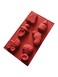Brown 6-Cavity Baby Milk Bottle and Car Mold - Great for Muffins Cheesecakes and Birthday Cakes Baby Bottle & Car Mold for Creative Cakes Soaps and Party Treats